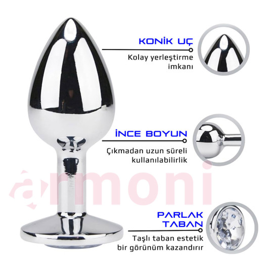 Lazer Kesim Gözeneksiz Metal Anal Tapa - Küçük Boy Başlangıç Anal Tapa Lazer Kesim Gözeneksiz Metal Anal Tapa - Küçük Boy Başlangıç Anal Tapa