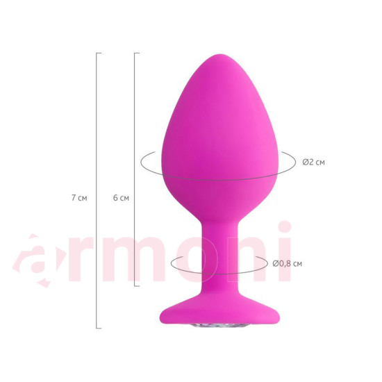 Brilliant Anal Plug Pembe Küçük Boy Brilliant Anal Plug Pembe Küçük Boy