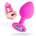 Brilliant Anal Plug Pembe Küçük Boy Brilliant Anal Plug Pembe Küçük Boy