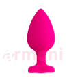 Diamond Heart Silikon Anal Tapa ve Tıkaç Pembe Diamond Heart Silikon Anal Tapa ve Tıkaç Pembe