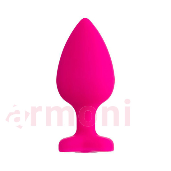 Diamond Heart Silikon Anal Tapa ve Tıkaç Pembe Diamond Heart Silikon Anal Tapa ve Tıkaç Pembe