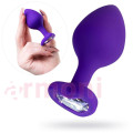 Silikon Anal Tapa ve Tıkaç Diamond Heart Mavi Silikon Anal Tapa ve Tıkaç Diamond Heart Mavi