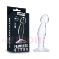 Flawless Şeffaf Prostat ve G Noktası Masaj için Plug Flawless Şeffaf Prostat ve G Noktası Masaj için Plug