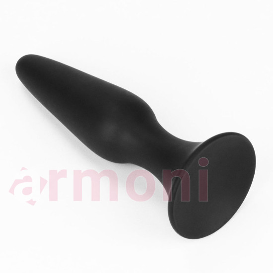Yumuşak Vantuzlu Anal Plug BLACK Yumuşak Vantuzlu Anal Plug BLACK