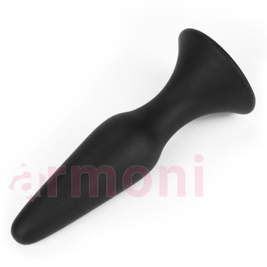 Yumuşak Vantuzlu Anal Plug BLACK Yumuşak Vantuzlu Anal Plug BLACK