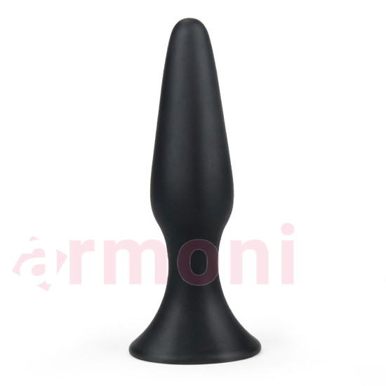 Yumuşak Vantuzlu Anal Plug BLACK Yumuşak Vantuzlu Anal Plug BLACK
