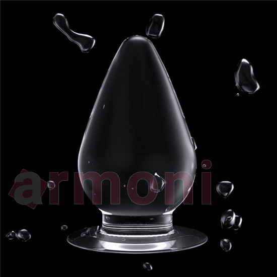 Shameless Clear Series Şeffaf Anal Plug – Esnek - Extra Kalın