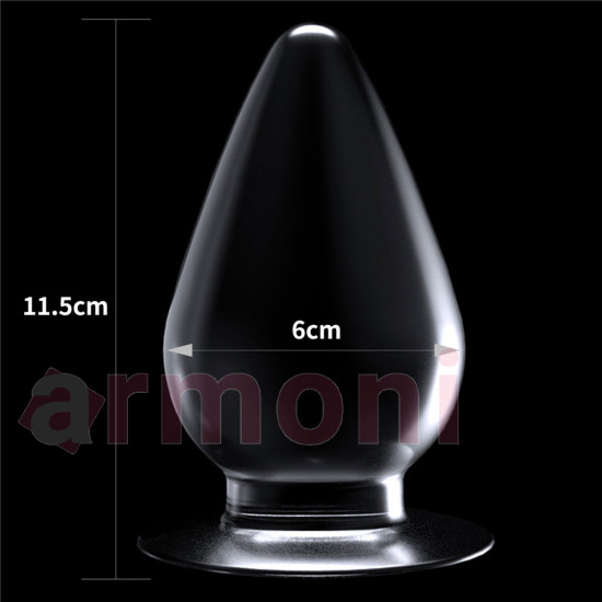 Shameless Clear Series Şeffaf Anal Plug – Esnek - Extra Kalın