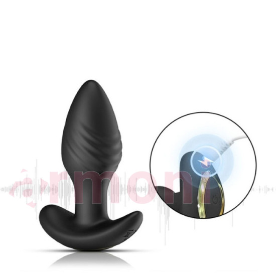 Telefon Kontrollü, Döner Başlı Anal Plug – 10 Modlu, Uzak Erişim Prostat Masaj Telefon Kontrollü, Döner Başlı Anal Plug – 10 Modlu, Uzak Erişim Prostat Masaj