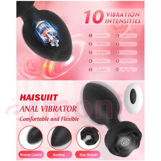 Şarjlı APP Kontrollü, Döner Kafalı, 10 Mod Titreşimli Silikon Anal Plug Şarjlı APP Kontrollü, Döner Kafalı, 10 Mod Titreşimli Silikon Anal Plug