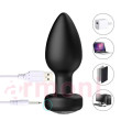Telefon Kontrollü, 10 Fonksiyonlu, Şarjlı ve Su Geçirmez Titreşimli Anal Plug Telefon Kontrollü, 10 Fonksiyonlu, Şarjlı ve Su Geçirmez Titreşimli Anal Plug