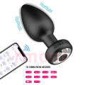 Telefon Kontrollü, 10 Fonksiyonlu, Şarjlı ve Su Geçirmez Titreşimli Anal Plug Telefon Kontrollü, 10 Fonksiyonlu, Şarjlı ve Su Geçirmez Titreşimli Anal Plug