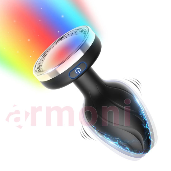 LED Işıklı 9 Renk, Şarjlı, Telefon Kontrollü, Silikon Anal Tapa – Su Geçirmez LED Işıklı 9 Renk, Şarjlı, Telefon Kontrollü, Silikon Anal Tapa – Su Geçirmez