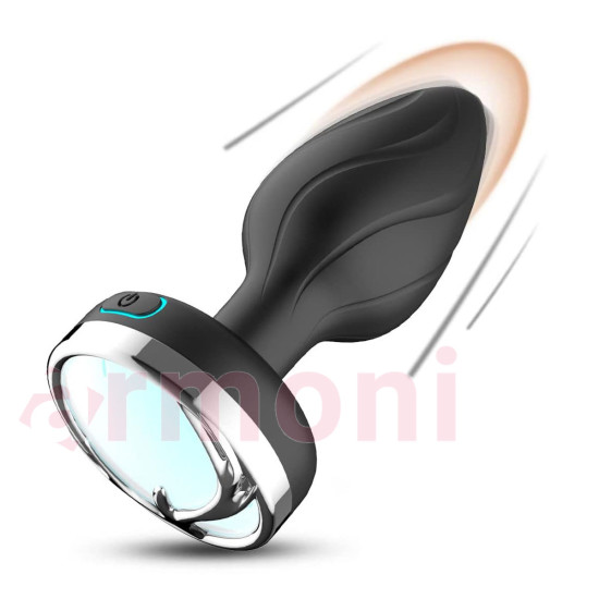 LED Işıklı 9 Renk, Şarjlı, Telefon Kontrollü, Silikon Anal Tapa – Su Geçirmez LED Işıklı 9 Renk, Şarjlı, Telefon Kontrollü, Silikon Anal Tapa – Su Geçirmez