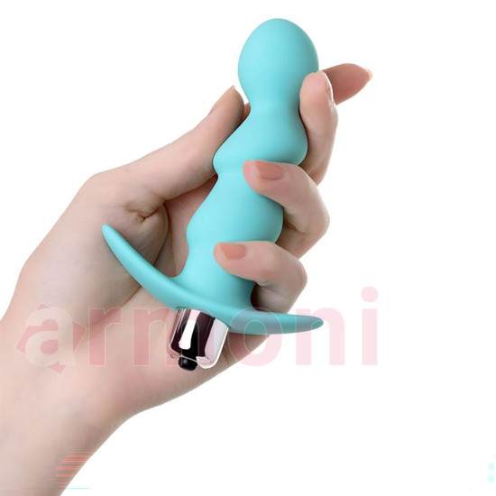 Bland Anal Vajinal Boğumlu Dizayn Vibratör