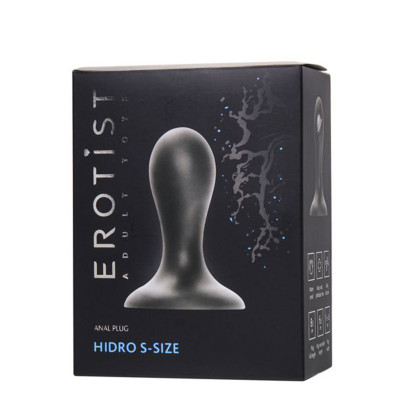 EROTİST Anal Plug – Hareketli Tek Bilyalı Gözyaşı Tasarım Tapa