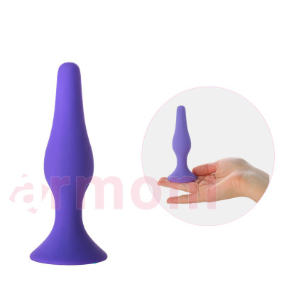 Bomp Anal Mermi Plug – Vantuzlu Başlangıç Küçük Boy Silikon Tapa