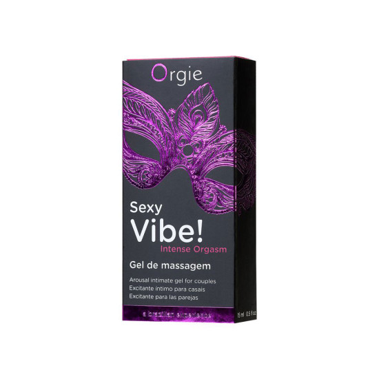 Orgie Sexy Vibe Intense Orgasm Uyarılmaya Yardımcı Jel 15 ml
