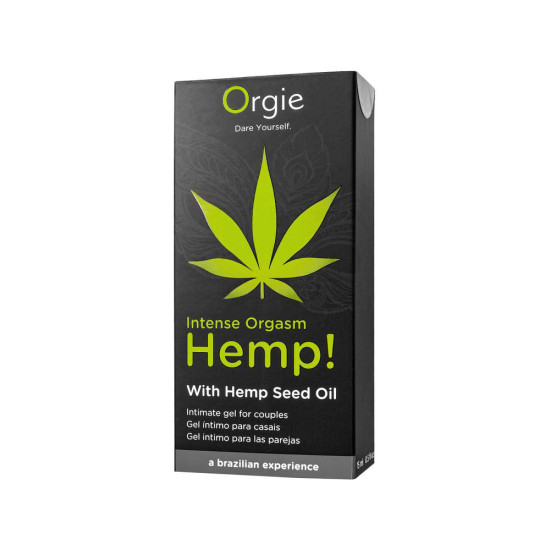Orgie Hemp Intense Orgasm Yoğun Uyarıcı Vajinal Masaj Jeli 15 ml