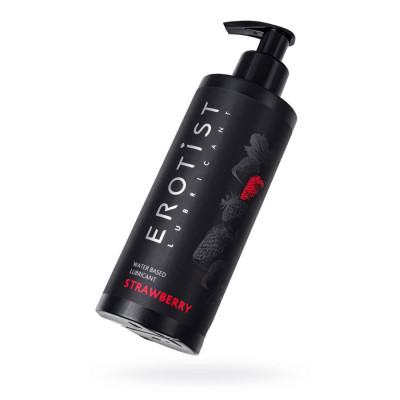 Erotist Strawberry Lubricant - Çilek Aromalı Kayganlaştırıcı 250 ml