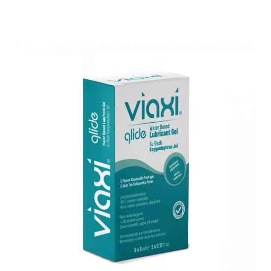 Viaxi Glide Kayganlaştırıcı Jel 5ml, 5 Adet Sade Viaxi Glide Kayganlaştırıcı Jel 5ml, 5 Adet Sade