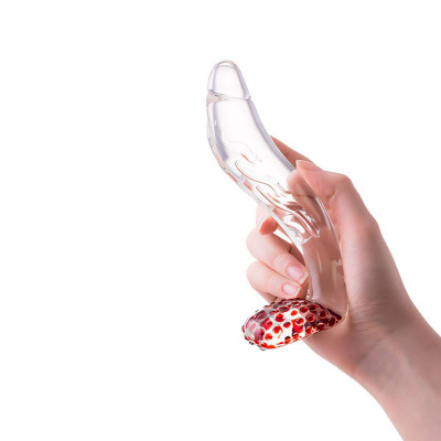 Cam Yapıya Sahip, Çift Uyarıcılı Sexus Glass Dildo