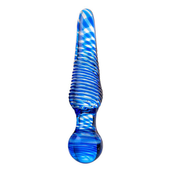 Temperli Camdan İmal Çift Taraflı Cam Dildo Sexus Glass