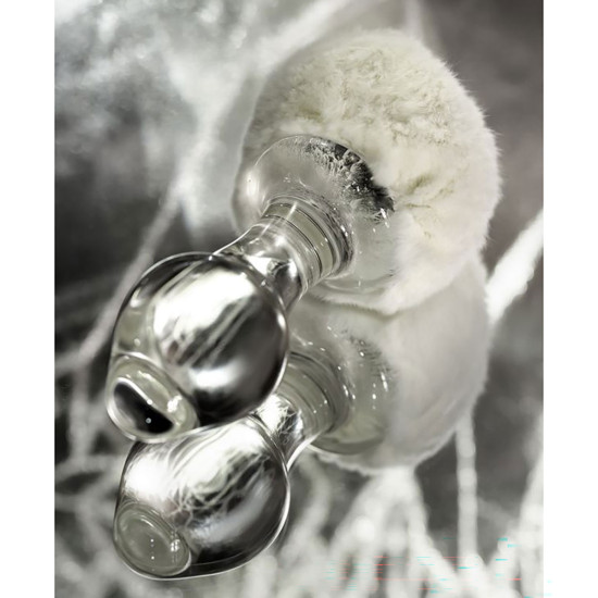 Şeffaf Kuyruklu Cam Anal Tapa ve Anal Tıkaç