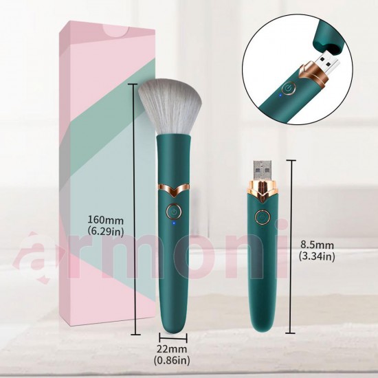 Makeup Brush Vibrator 2’si 1 Arada G Noktası ve Klitoral Masaj Aleti Makeup Brush Vibrator 2’si 1 Arada G Noktası ve Klitoral Masaj Aleti