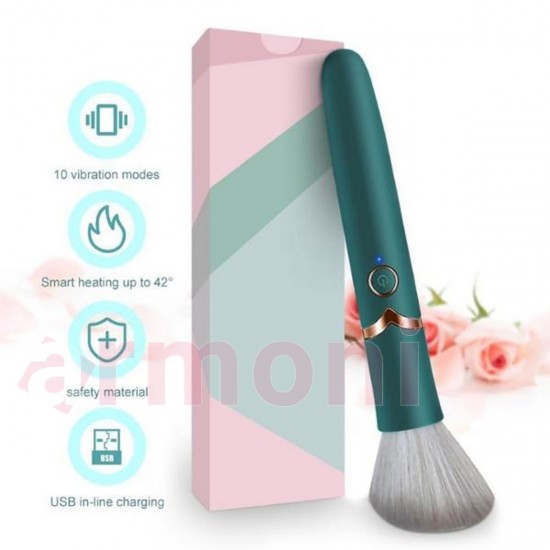 Makeup Brush Vibrator 2’si 1 Arada G Noktası ve Klitoral Masaj Aleti Makeup Brush Vibrator 2’si 1 Arada G Noktası ve Klitoral Masaj Aleti