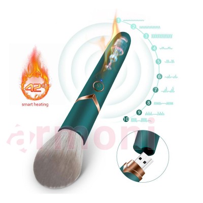 Makeup Brush Vibrator 2’si 1 Arada G Noktası ve Klitoral Masaj Aleti