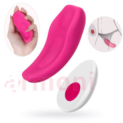 Dil Şeklinde Giyilebilir Yalamalı Orgazm Vibratörü Flirti