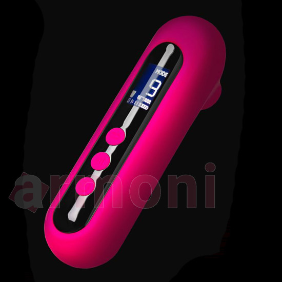 Euroteq Molette  LCD Ekranlı - 40 Kombinasyon - Uç Titreşimli Klitoris Vakum - Stimulator