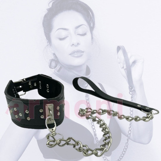 Fetish Fantasy Zincirli Boyun Tasma Siyah Fetish Fantasy Zincirli Boyun Tasma Siyah