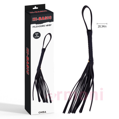 Whip Vegan Deri Çok Uçlu Kırbaç Hi-Basic Pleasure 72 cm