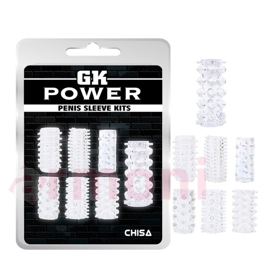 Penis Sleeve Kit Farklı Desenli 7 Adet Ucu Açık Penis Sleeve Kit Farklı Desenli 7 Adet Ucu Açık