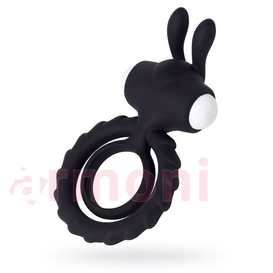 Titreşimli Klitoral Uyarıcılı Silikon Penis Halkası