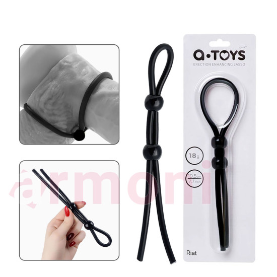 İki boncuklu, Ayarlanabilir Yumuşak Silikon Penis Kementi Riat İki boncuklu, Ayarlanabilir Yumuşak Silikon Penis Kementi Riat