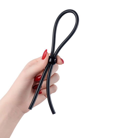 Tek Boncuklu Sabitlenebilir Silikon Penis Halkası Laso