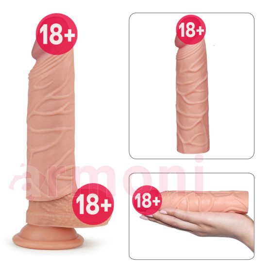 Realistik Penis Uzatıcı Kılıf Daha Dolgun ve İri Görünüm Realistik Penis Uzatıcı Kılıf Daha Dolgun ve İri Görünüm