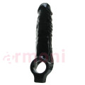 Realistic Penis Extension Sleeve Testis Destekli Penis Kılıfı Realistic Penis Extension Sleeve Testis Destekli Penis Kılıfı