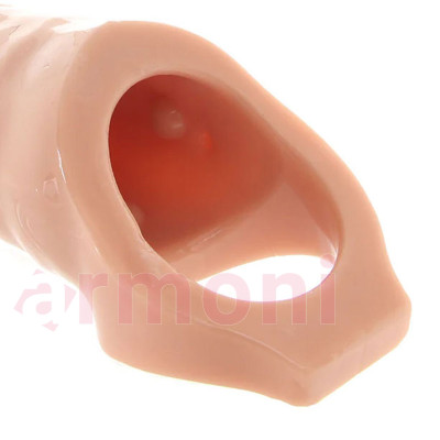 Penis Extension Sleeve Testis Destekli Penis Kılıfı Flesh