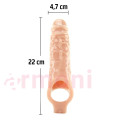 Penis Extension Sleeve Testis Destekli Penis Kılıfı Flesh Penis Extension Sleeve Testis Destekli Penis Kılıfı Flesh
