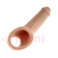 Ten Dokulu, Bağlamalı ve Uzatmalı Realistik Penis Kılıfı Ten Dokulu, Bağlamalı ve Uzatmalı Realistik Penis Kılıfı