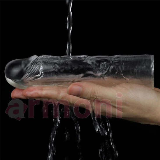 Ekstra Uzunluk Kalınlık Uzatmalı Prezervatif Flawless Clear Penis Sleeve Ekstra Uzunluk Kalınlık Uzatmalı Prezervatif Flawless Clear Penis Sleeve