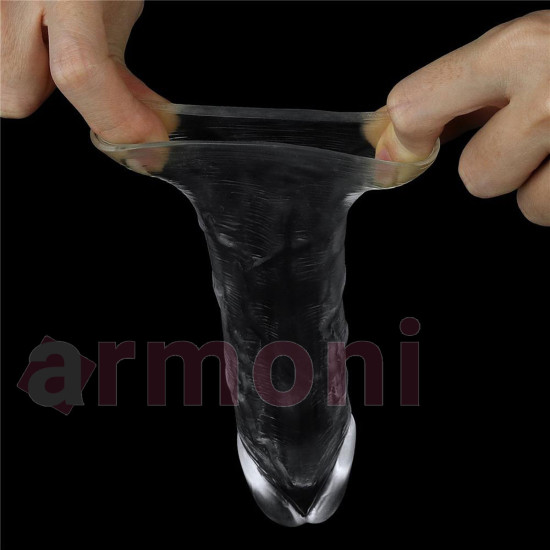 Ekstra Uzunluk Kalınlık Uzatmalı Prezervatif Flawless Clear Penis Sleeve Ekstra Uzunluk Kalınlık Uzatmalı Prezervatif Flawless Clear Penis Sleeve