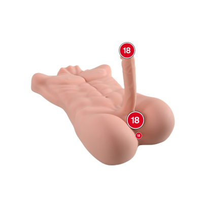 Gerçekçi 11.3 Kg Yarım Vücut Erkek Penis Mastürbatör