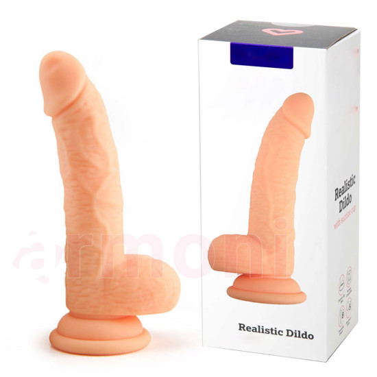 Gerçekçi Dokulu Vantuzlu Çift Katmanlı Realistik Penis Gerçekçi Dokulu Vantuzlu Çift Katmanlı Realistik Penis