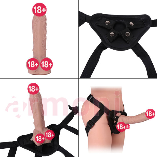 Apollo Belden Bağlamalı Vantuzlu Yapay Penis – Yumuşak - Unisex Apollo Belden Bağlamalı Vantuzlu Yapay Penis – Yumuşak - Unisex