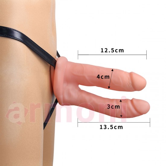 Çift Penetrasyonlu İçi Boş Unisex Penis – Ayarlanabilir Kemerli Çift Penetrasyonlu İçi Boş Unisex Penis – Ayarlanabilir Kemerli